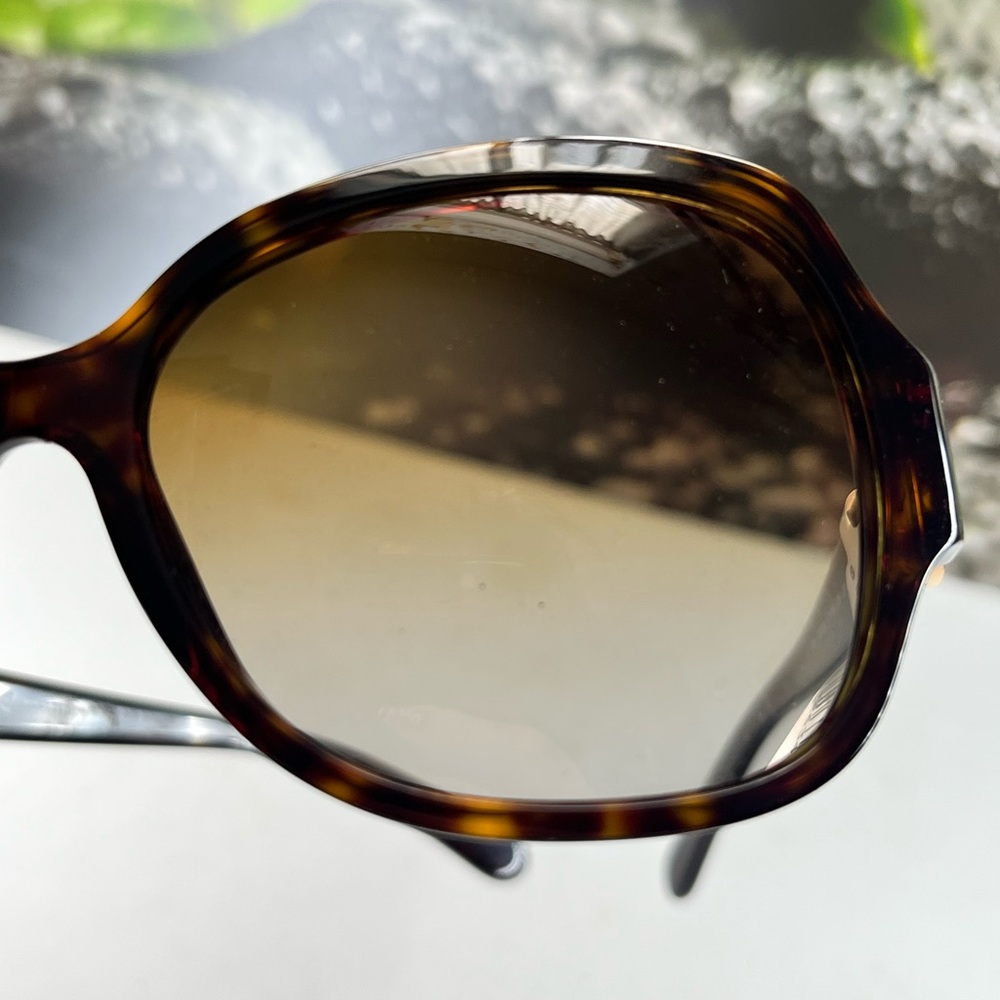 NWT TORY BURCH faux tortoise shell polarized sunglasses TY7059 - Picture 7 of 12